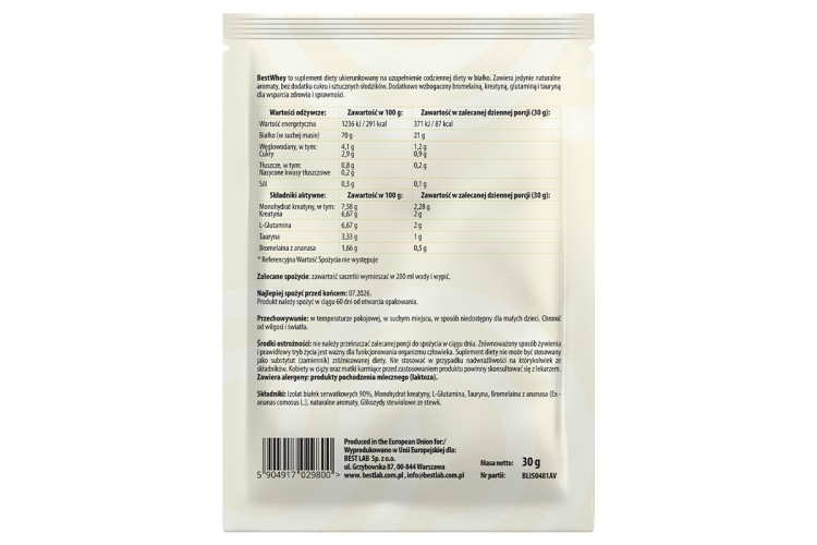 BestWhey saszetka - BEST LAB